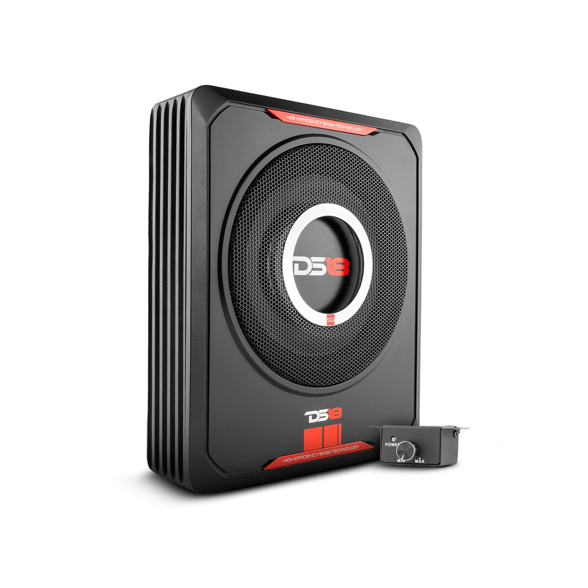 DS18 8 Loaded 300 Watts RMS Amplified - SQBASS8 - front view