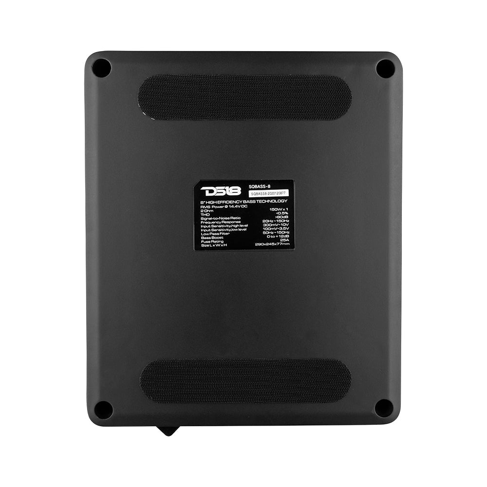 DS18 8 Loaded 300 Watts RMS Amplified - SQBASS8 - rear view