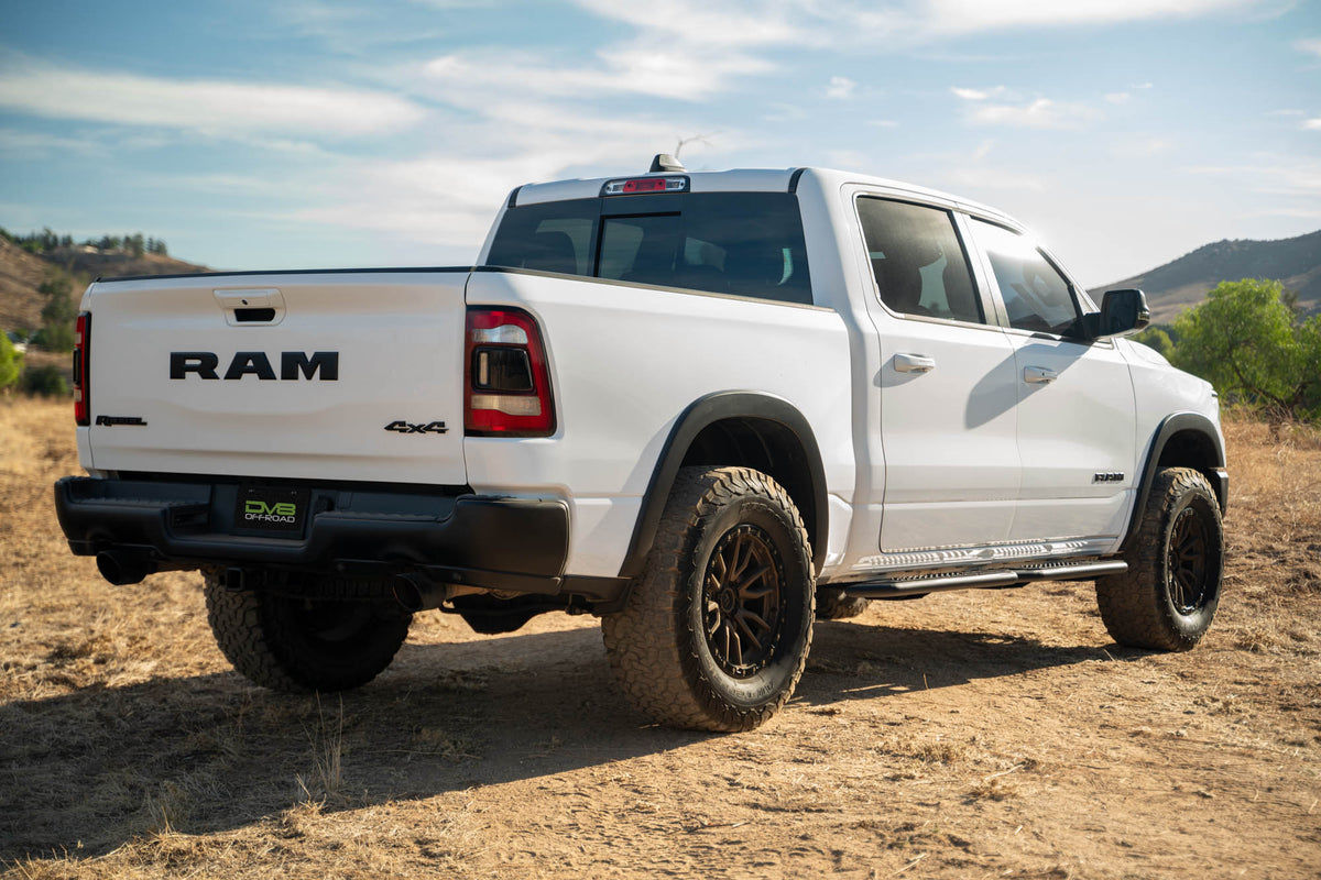 DV8 Offroad - 2019-2024 RAM 1500 Crew Cab OE Plus Side Steps - SRDR1-01