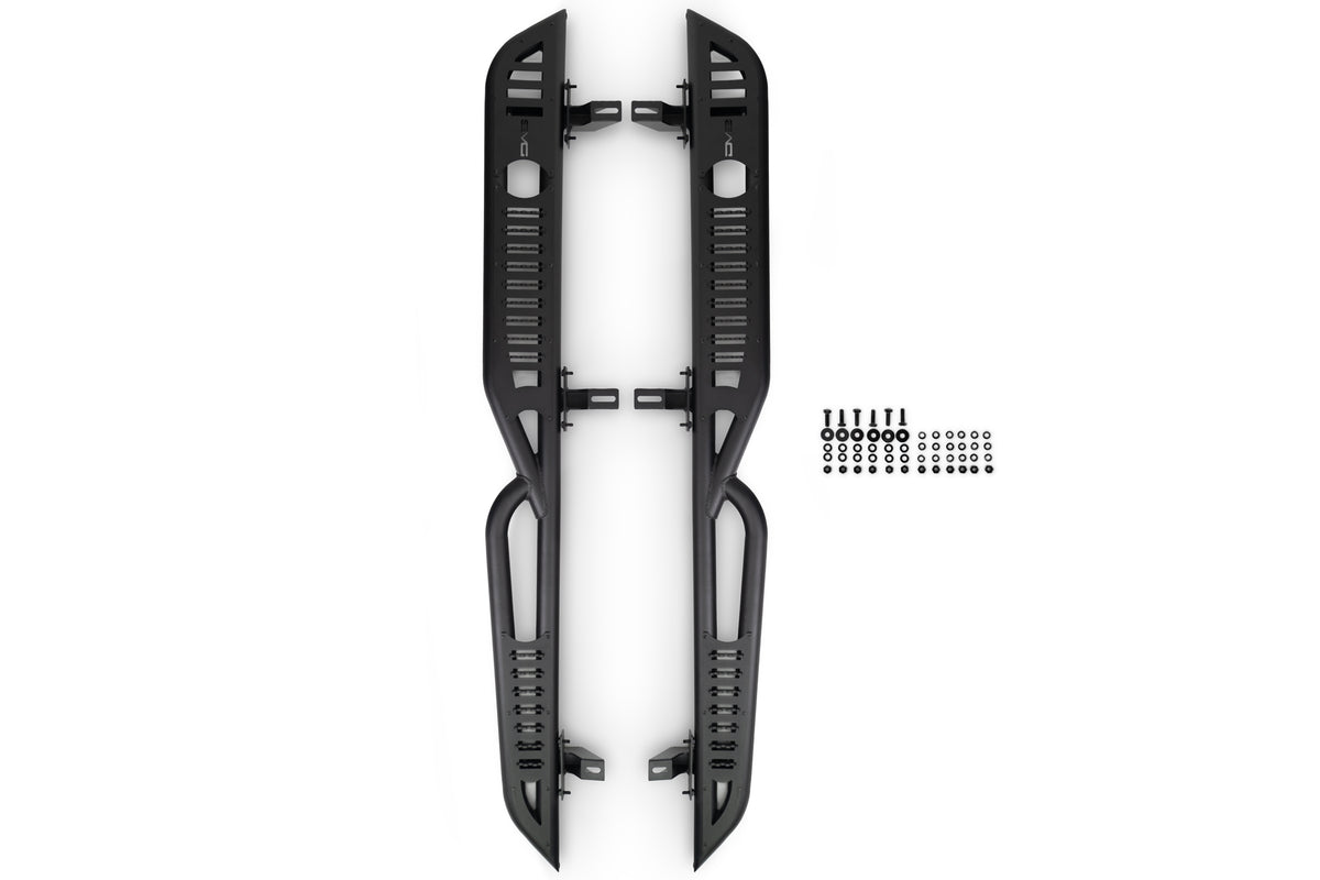 DV8 Offroad - 4-Door Jeep Wrangler JK OE Plus Side Steps - SRJK-08