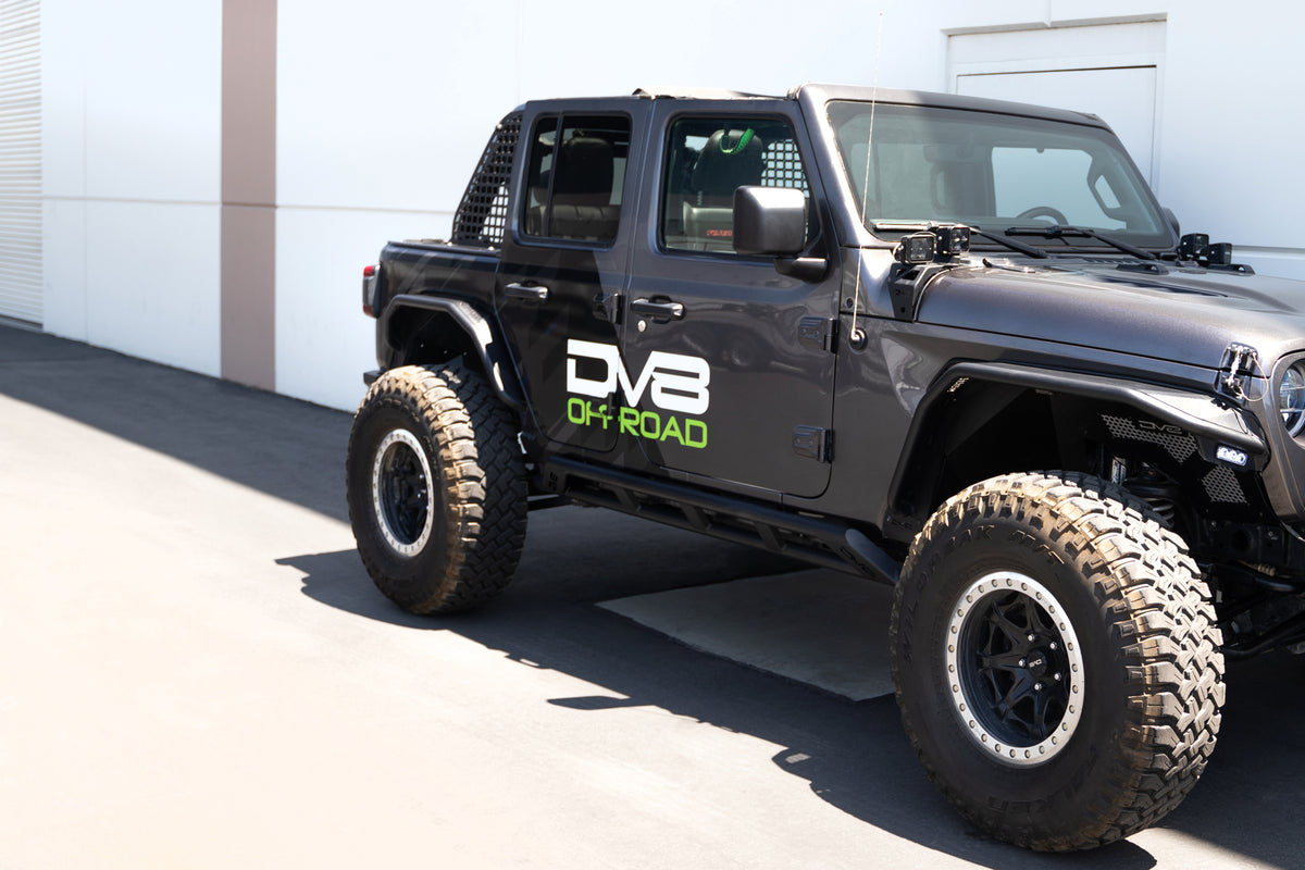 DV8 Offroad - Jeep Wrangler JL FS-15 Series Rock Sliders - SRJL-07