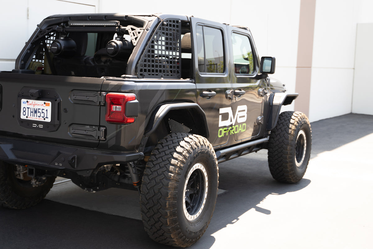 DV8 Offroad - Jeep Wrangler JL FS-15 Series Rock Sliders - SRJL-07