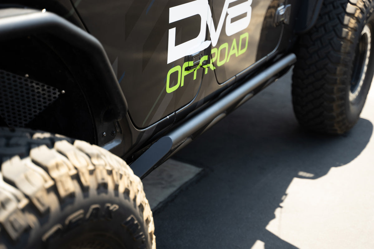 DV8 Offroad - Jeep Wrangler JL FS-15 Series Rock Sliders - SRJL-07