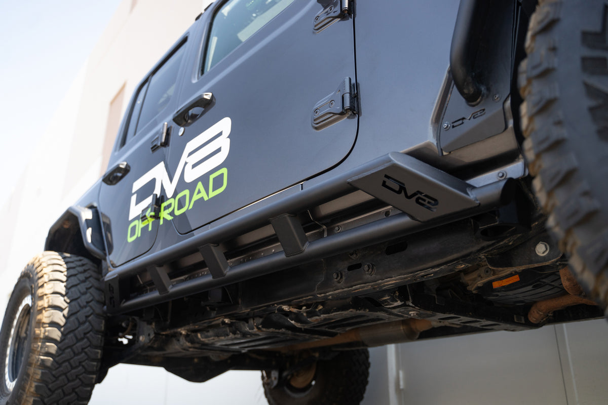 DV8 Offroad - Jeep Wrangler JL FS-15 Series Rock Sliders - SRJL-07