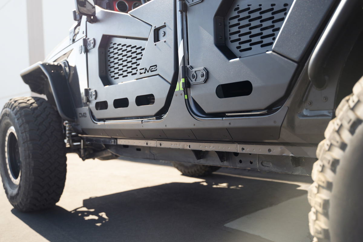 DV8 Offroad - Jeep Wrangler JL 4-Door Rock Skins - SRJL-09