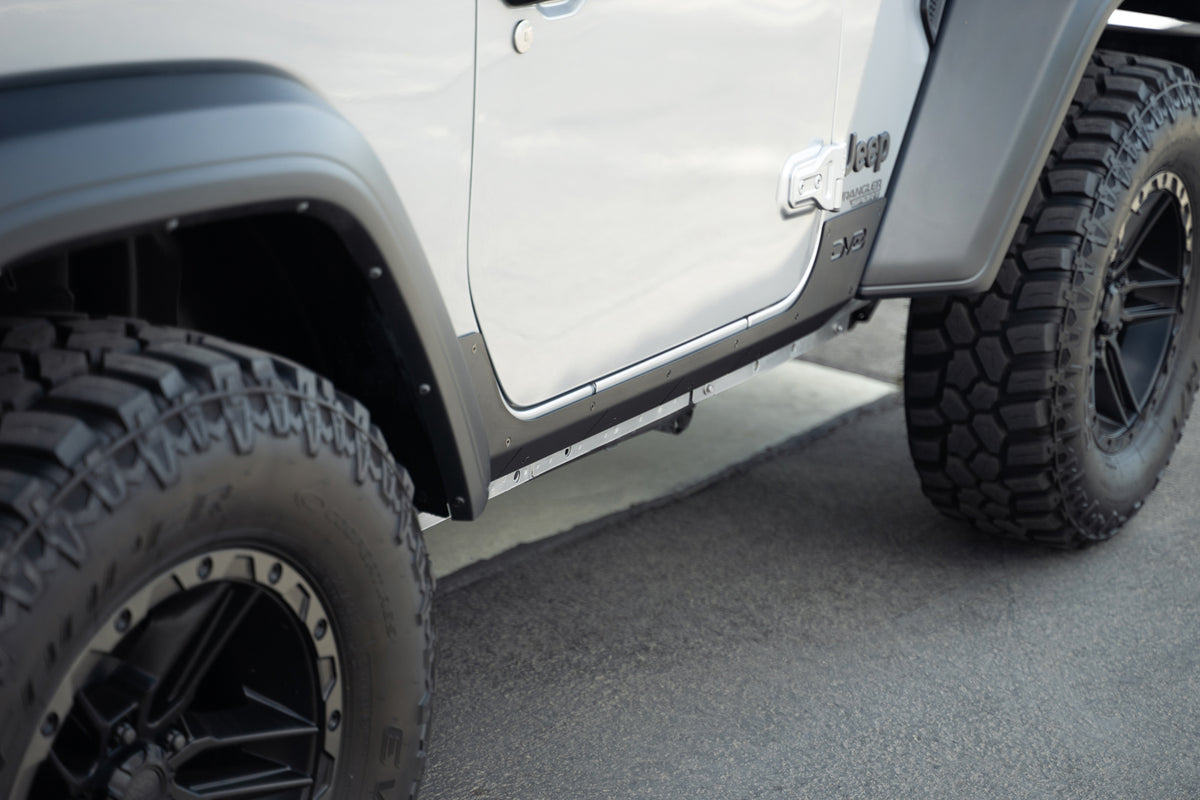 DV8 Offroad - Jeep Wrangler JL 2-Door Rock Skins - SRJL-29
