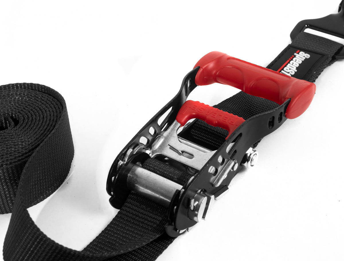 Speed Strap Ratchet Tie Down 1 1/2In 10Ft (2 Pack) - BLK - 15211-2