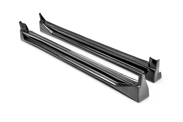 Seibon 04-05 Subaru WRX CW Carbon Fiber Side Skirts - SS0405SBIMP-CW