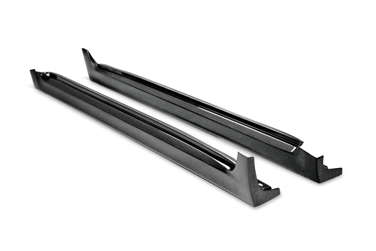 Seibon 08-10 Subaru STi Carbon Fiber Side Skirts - SS0809SBIMPSTI-OE