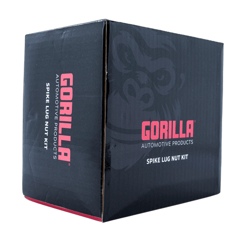 Gorilla Automotive - 5 Lug 14-1.50 Short Spike Kit Red - SSPK5-14150RD