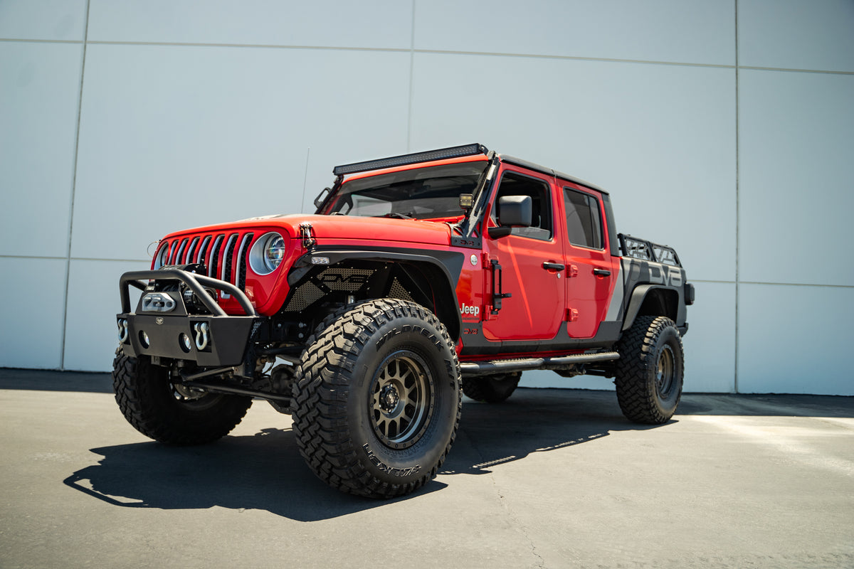 DV8 Offroad - Jeep Wrangler JK/JL & Gladiator JT Hinge Mounted Steps - STJL-04