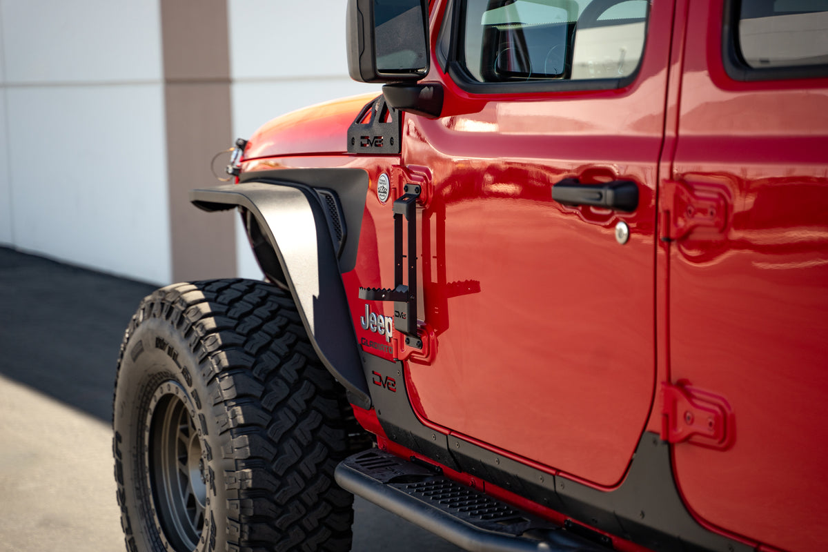DV8 Offroad - Jeep Wrangler JK/JL & Gladiator JT Hinge Mounted Steps - STJL-04