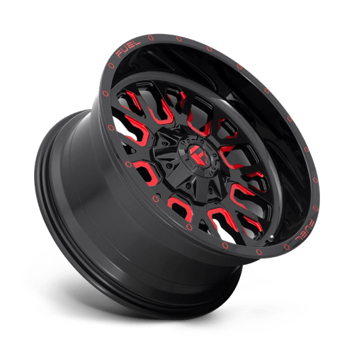 Fuel Off-Road D612 22X12 Gloss Black W/ Red Tint 5x114.3/5.0 -44mm