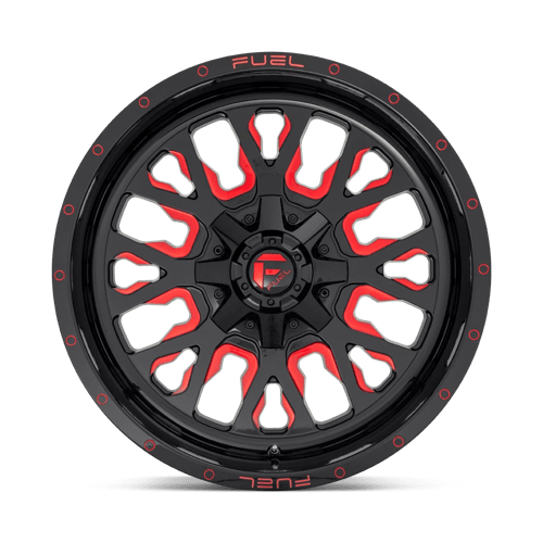 Fuel Off-Road D612 18X9 Gloss Black W/ Red Tint 6x135/5.5 +1mm