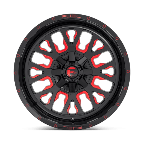 Fuel Off-Road D612 20X9 Gloss Black W/ Red Tint 6x120/5.5 +19mm