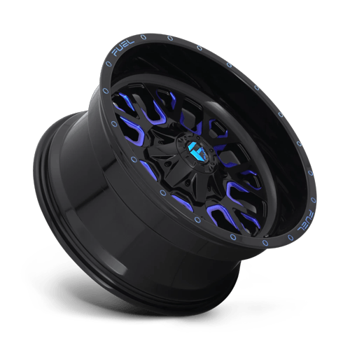 Fuel Off-Road D645 18X9 Gloss Black W/ Blue Tint 5x139.7/150 +20mm