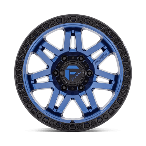 Fuel Off-Road D813 17X9 Dark Blue W/ Black Ring 6x139.7 -12mm