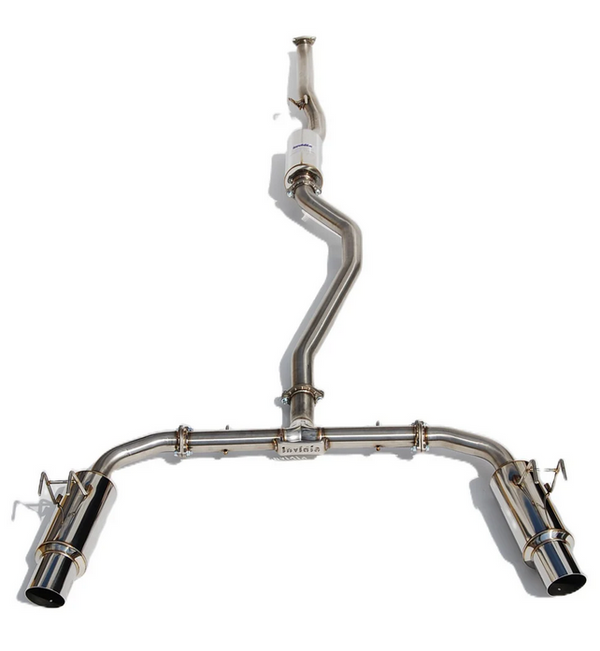 Invidia 2022+ Honda Civic Si (1.5T) 70mm N1 Cat Back Exhaust - SS Tips - HS22HS4GD1SSL for 2022-2025 Honda Civic Si