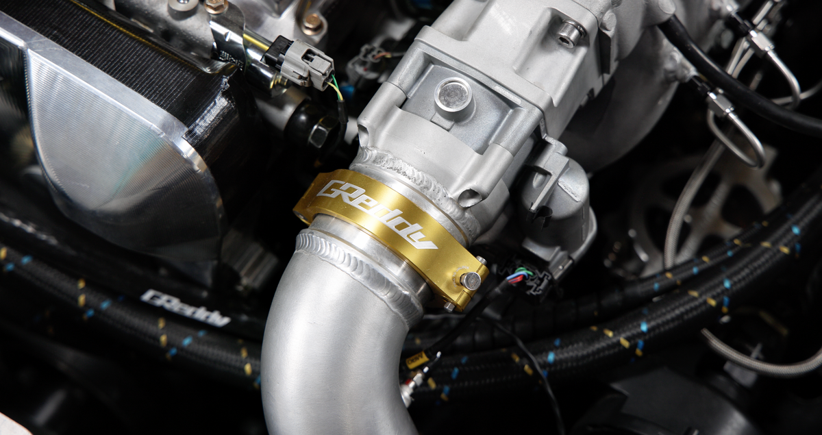GReddy 3.0 Inch Gold Anodized Aluminum Boost Tube Clamp Set - 22420300