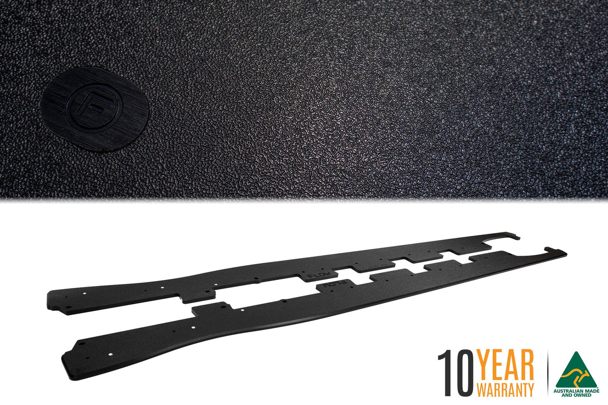 Flow Designs - ZD8 BRZ STI Side Skirt Splitters (TEXTURED: Pair)
