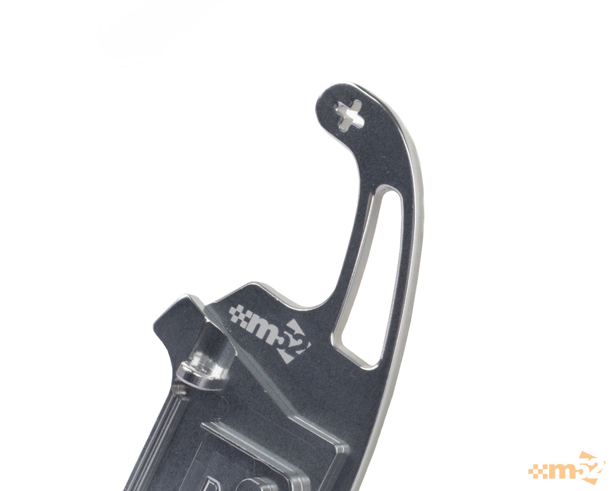 Clearance - m52 Clubsport DSG Paddles - VW GTI/Golf R (Mk7/7.5) - Silver for 2015-2021 Volkswagen GTI - angle view