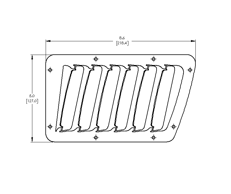 Verus - Slanted Hood Louver Kit - BRZ/FRS/GT86 - A0065A