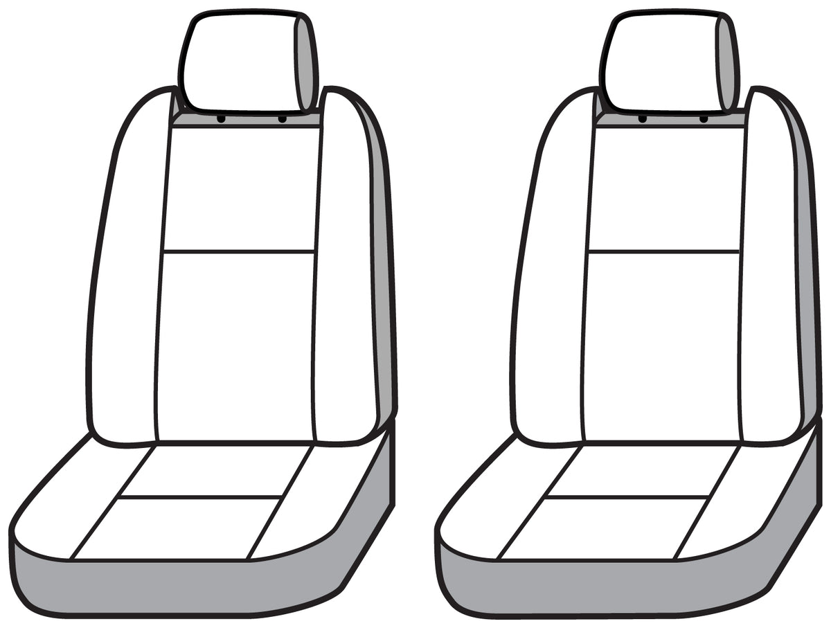 Covercraft 19-24 Dodge Ram Carhartt SeatSaver Custom Front Row Seat Covers - Brown - SSC2532CABN