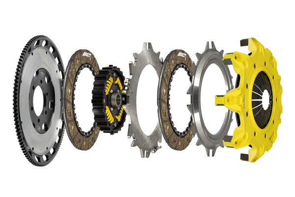 ACT 85-92 Mazda RX-7 FC Push Type Mod-Twin 225 XT Rigid Race Clutch Kit - T2RS-MZ02