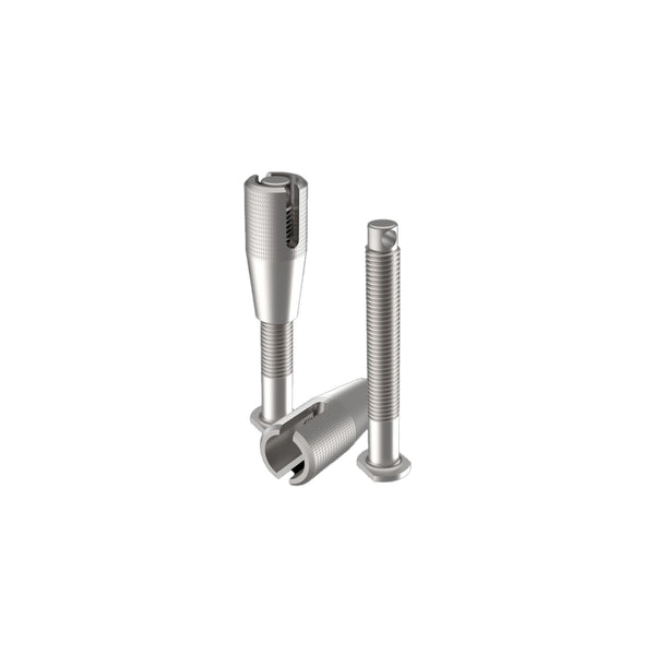 ARB TRED 4.5in Threaded Mounting Pins - Silver - T2SP115 by ARB - front view