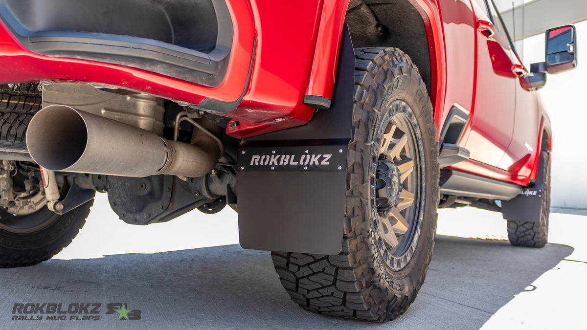 RokBlokz - GMC Sierra 2500/3500 2020+ Step-Back Mud Flaps