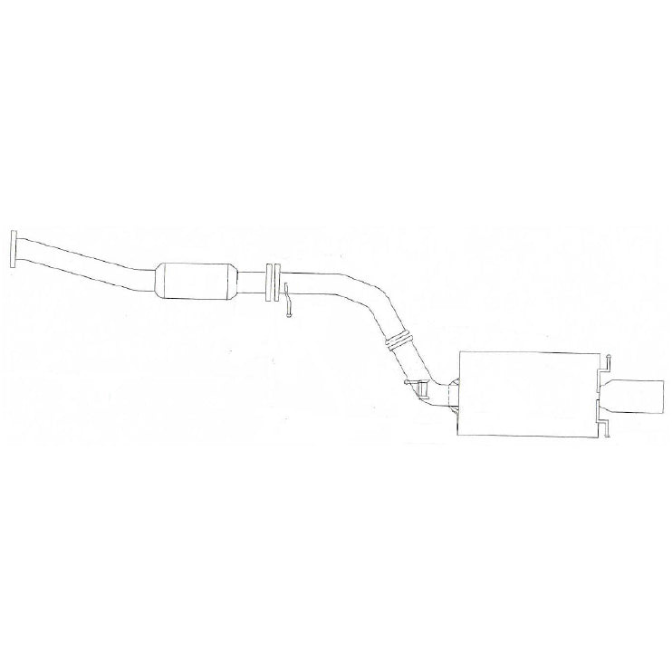 Revel Medallion Touring-S Catback Exhaust 03-04 Infiniti G35 Sedan - T70082R