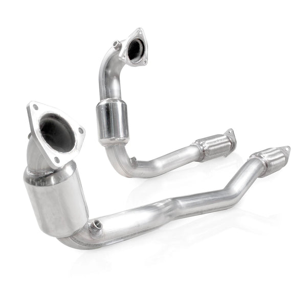 Stainless Works - 2010-21 Taurus SHO Downpipe - TA10ECODPCAT