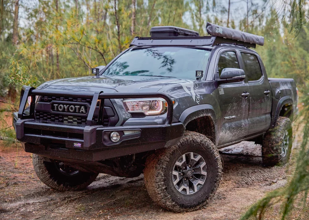 DOBINSONS BULL BAR BLACK DELUXE FOR TOYOTA TACOMA 3RD GEN 2016-2023- WITH OUT FOG LIGHTS - BU59-5559