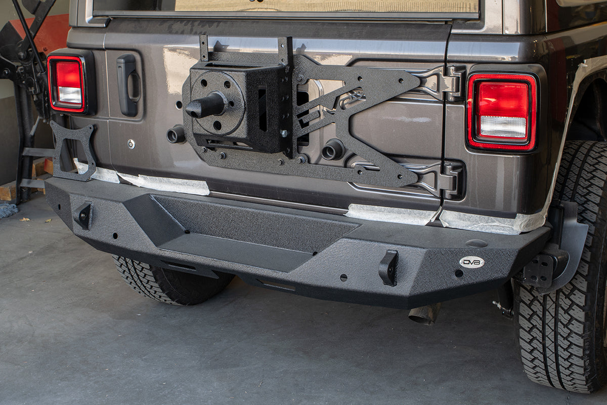 DV8 Offroad - Tailgate Mounted Tire Carrier - TCJL-01