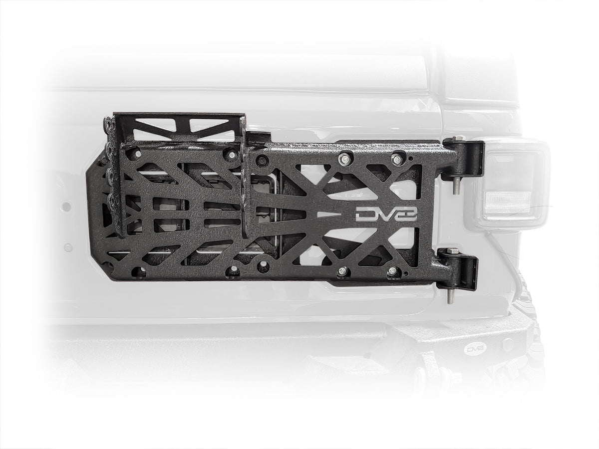 DV8 Offroad - Hinge Mounted Tire Carrier - TCJL-03