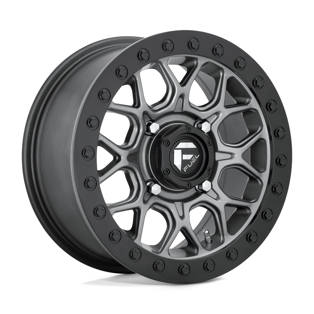 Fuel Off-Road D919 15X7 Matte Gunmetal Black Bead Ring 4x156 +38mm