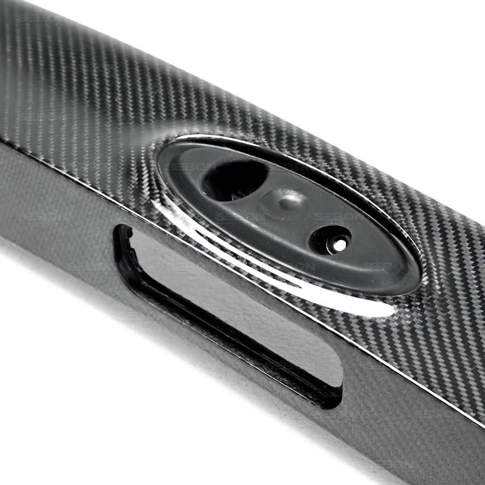 Seibon 12-14 Ford Focus 4 Door Carbon Fiber Tail Garnish - TG1213FDFO