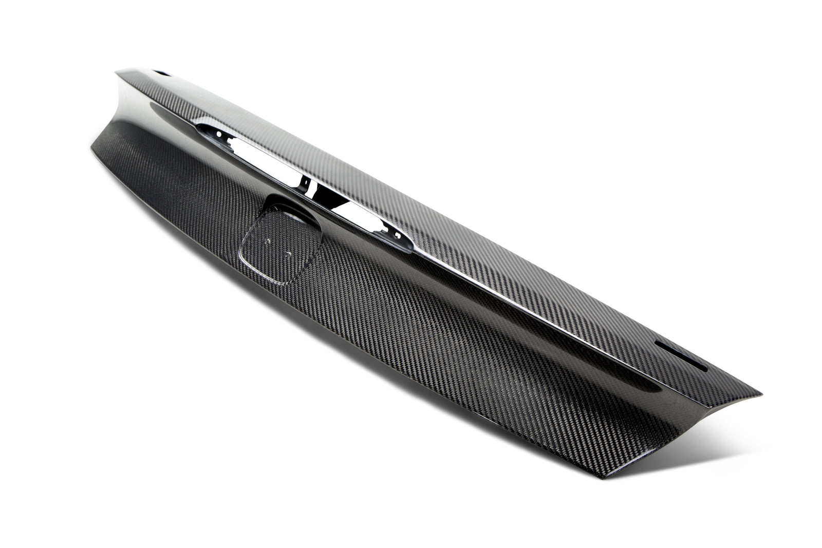 Seibon 14-15 Honda Civic Si Coupe OEM-Style Carbon Fiber Trunk Garnish - TG14HDCV2DSI-OE