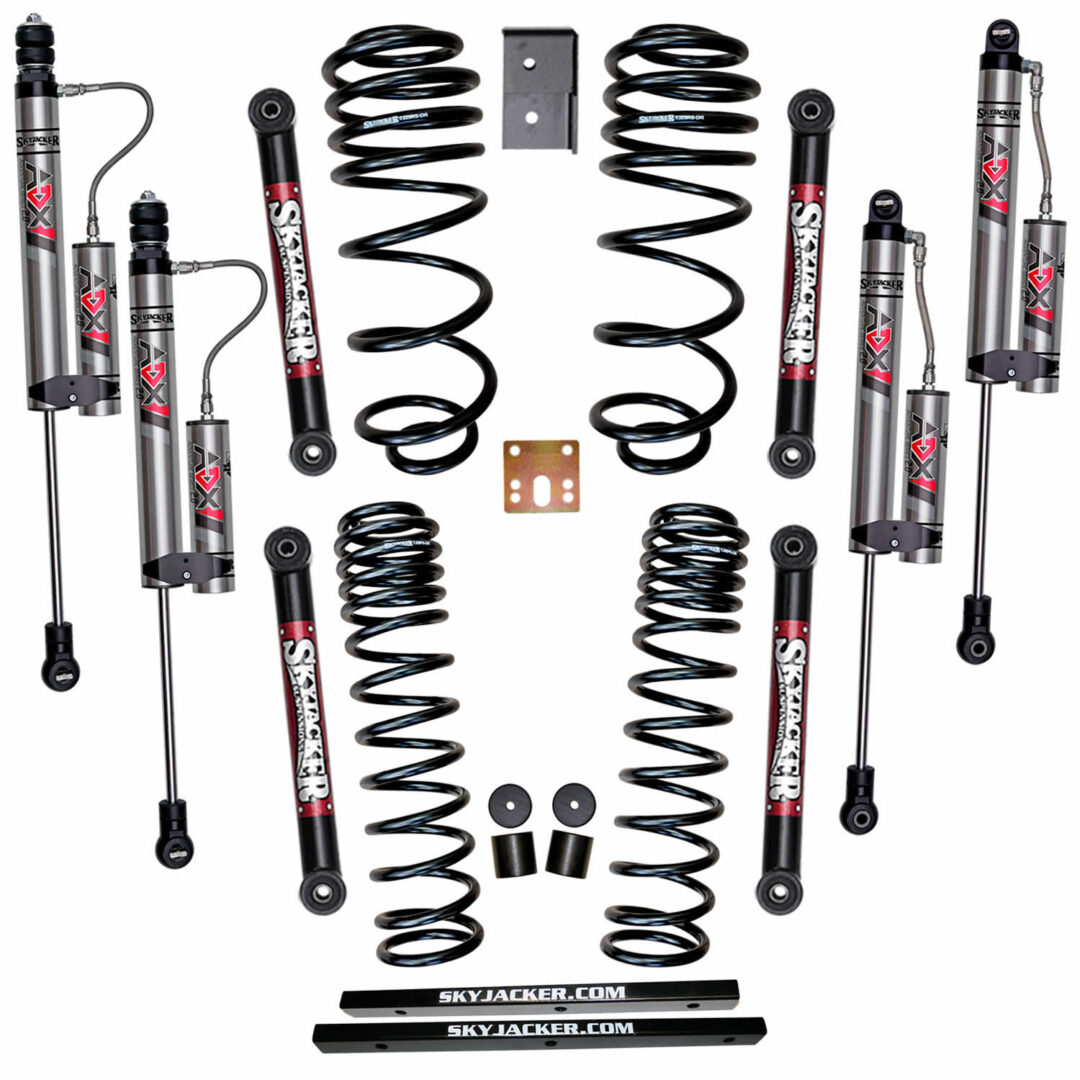 Skyjacker 97-02 Jeep Wrangler Tj 2.5 In Susp Lift Kit With ADX M2.0 Aluminum Monotube Shocks - TJ251K-XM