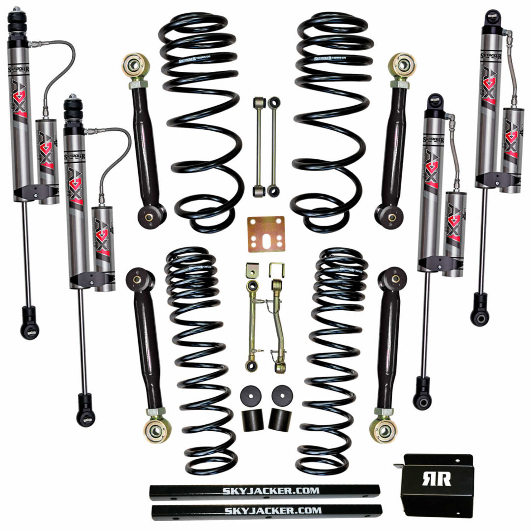 Skyjacker 2003-200604-06 Jeep Wrangler TjWrangler Lj Unlimited 2.5 In Susp Lift Kit w Alum Shocks - TJ253K-SVX-XM