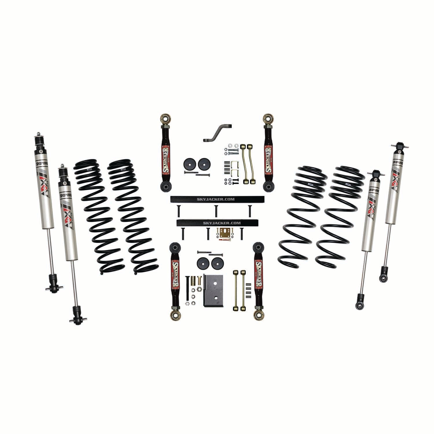 Skyjacker 2003-2006 Jeep Wrangler Tj 4 In. Susp. Lift Kit With ADX M2.0 Aluminum Monotube Shocks - TJ403BKXMLTX