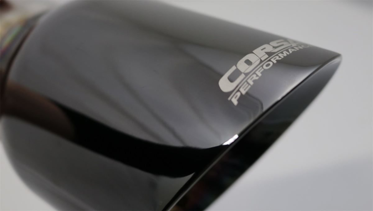 Corsa Single Universal 3.0in Inlet / 4.5in Outlet Black PVD Pro-Series Tip Kit - TK009BLK