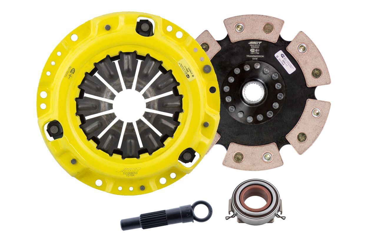 ACT 1986 Toyota Corolla XT/Race Rigid 6 Pad Clutch Kit - TL2-XTR6
