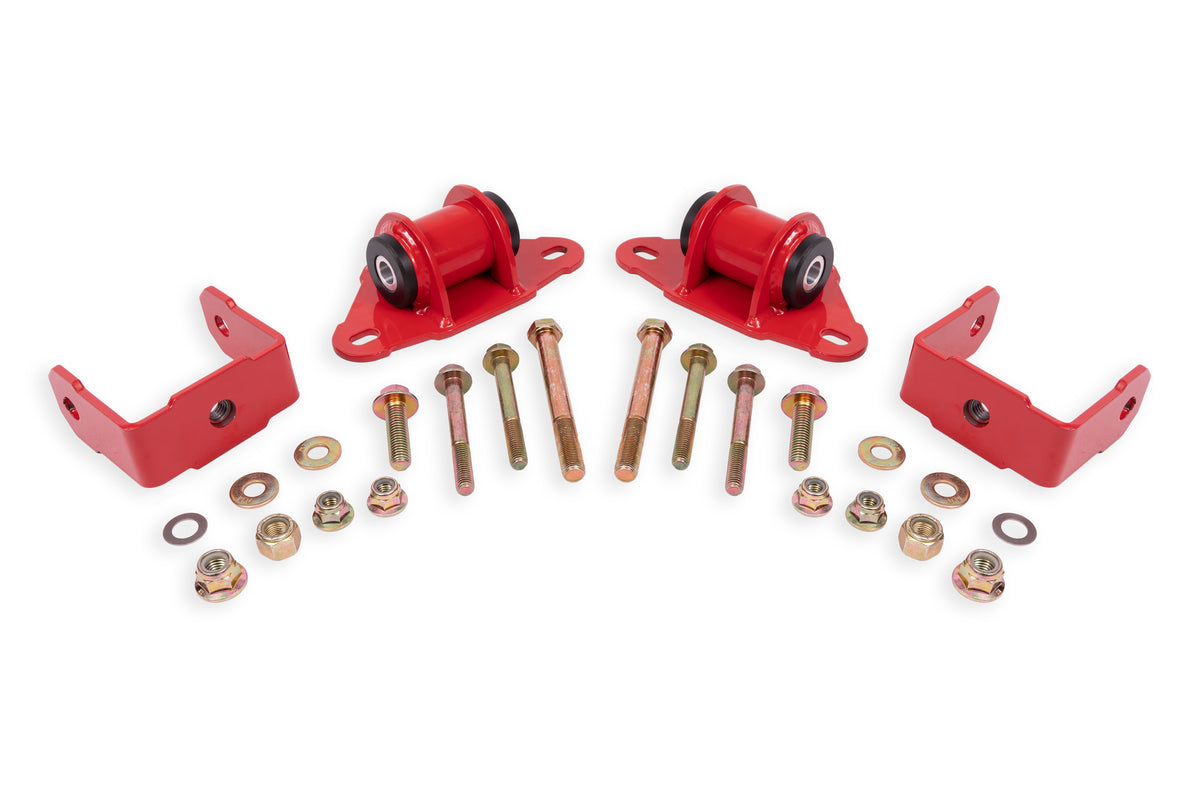 BMR 14-19 Chevrolet Corvette Transmission/Differential Mount - Red - TM571R