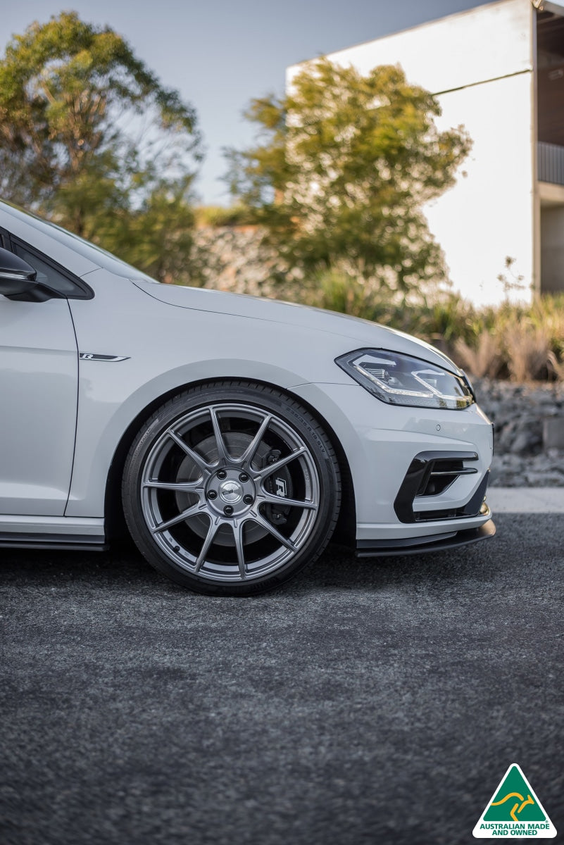 Flow Designs - MK7.5 Golf R Front Lip Splitter