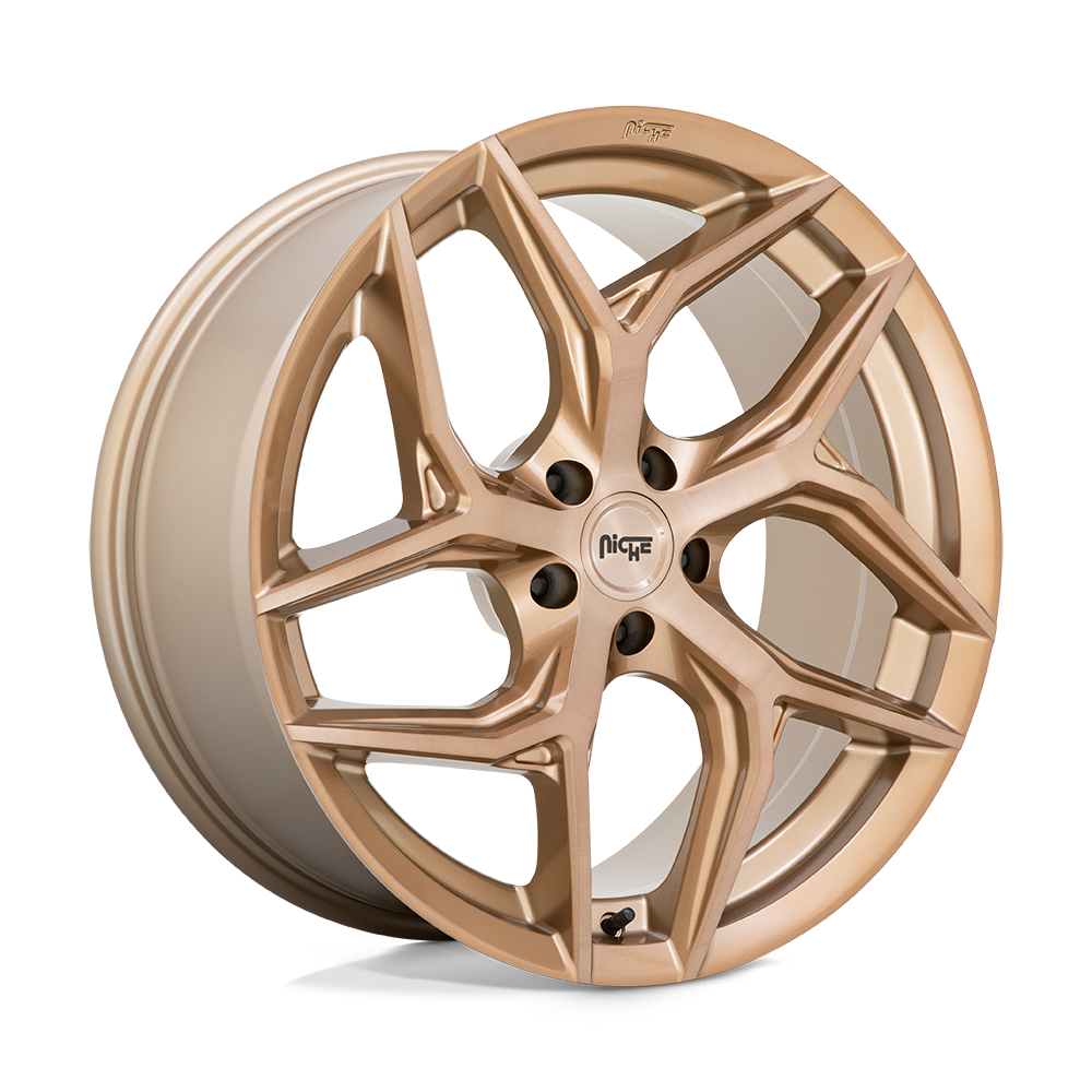 Niche 1PC M267 Torsion 20X10.5 5X112 +40MM Platinum Bronze