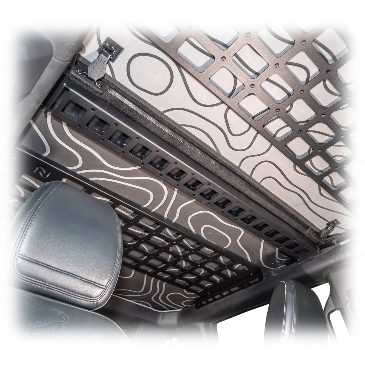 Turn Offroad 2021+ Ford Bronco Cage Brace Molle Pattern - IA6-M4 for 2021-2026 Ford Bronco - side view