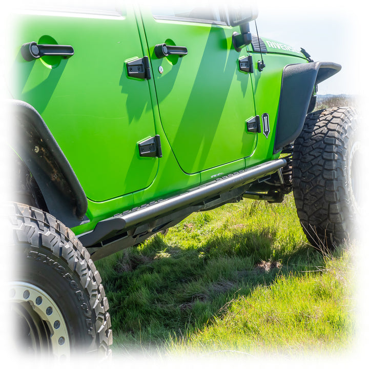 Turn Offroad 2007-2018 Jeep JK 4 Door Step Slider - JKST-01 by TURN Offroad - angle view