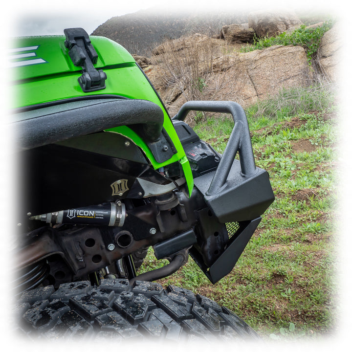 Turn Offroad 2007+ Jeep JK/JL/JT Front Bumper W/Welded Bull Bar & Skid Plate - JPFB-04 for 2018-2024 Jeep Wrangler - alternat