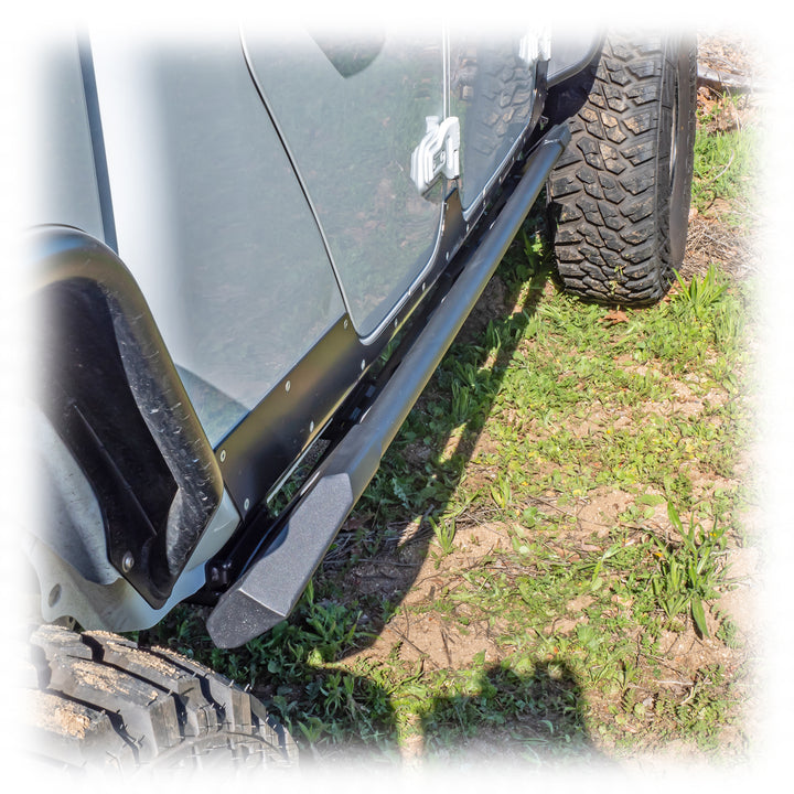 Turn Offroad 2020+ Jeep JT Sliders - JTRS-01 for 2020-2024 Jeep Wrangler - detail view